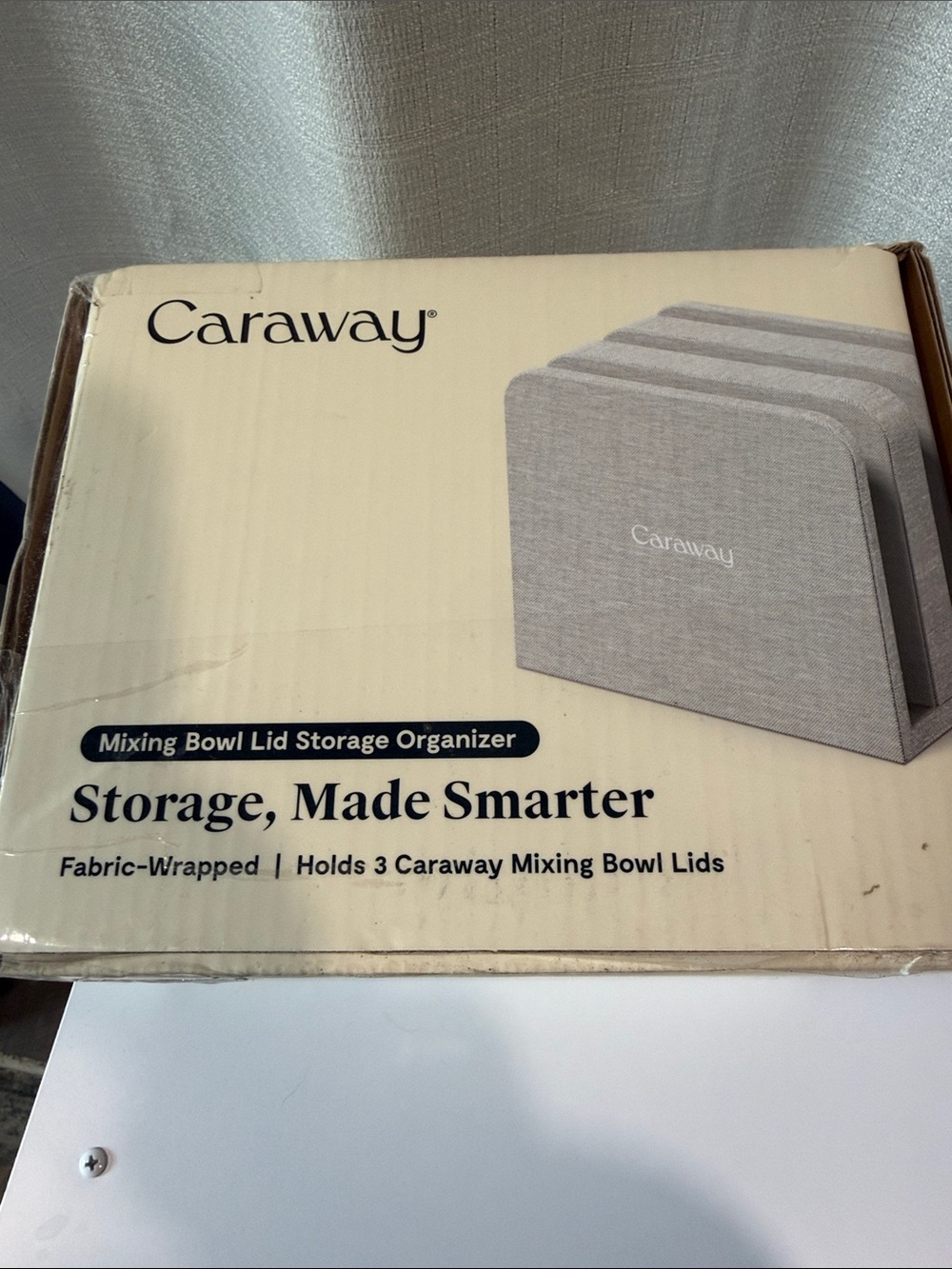 Caraway Mixing Bowl Lid Storage Organizer